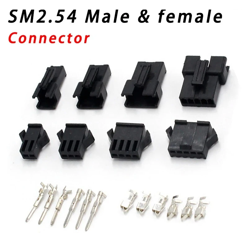 SM2.54-2/3/4/5/6Pin Pitch 2.54mm SM Female and Male wire connector housing SM-2P SM-2R JST SM2.54
SM2.54-2/3/4/5/6Pin Pitch 2.54mm SM Female and Male wire connector housing SM-2P SM-2R JST SM2.54