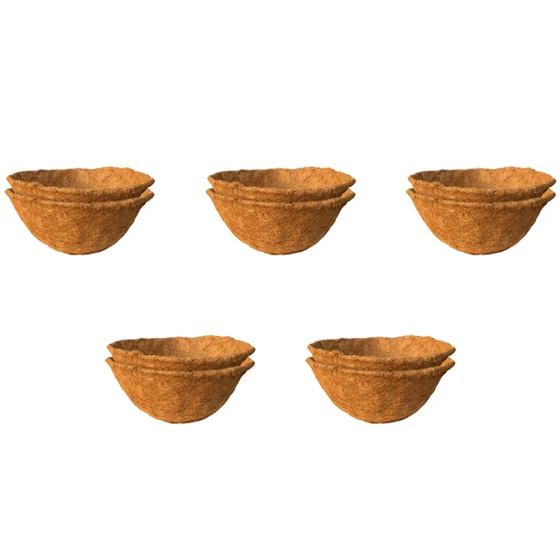 10PCS Round Replacement Liner For Hanging Basket, 12 Inch Coconut Fiber Plant Basket Liner For Garden Planter Flower Pot
10PCS Round Replacement Liner For Hanging Basket, 12 Inch Coconut Fiber Plant Basket Liner For Garden Planter Flower Pot