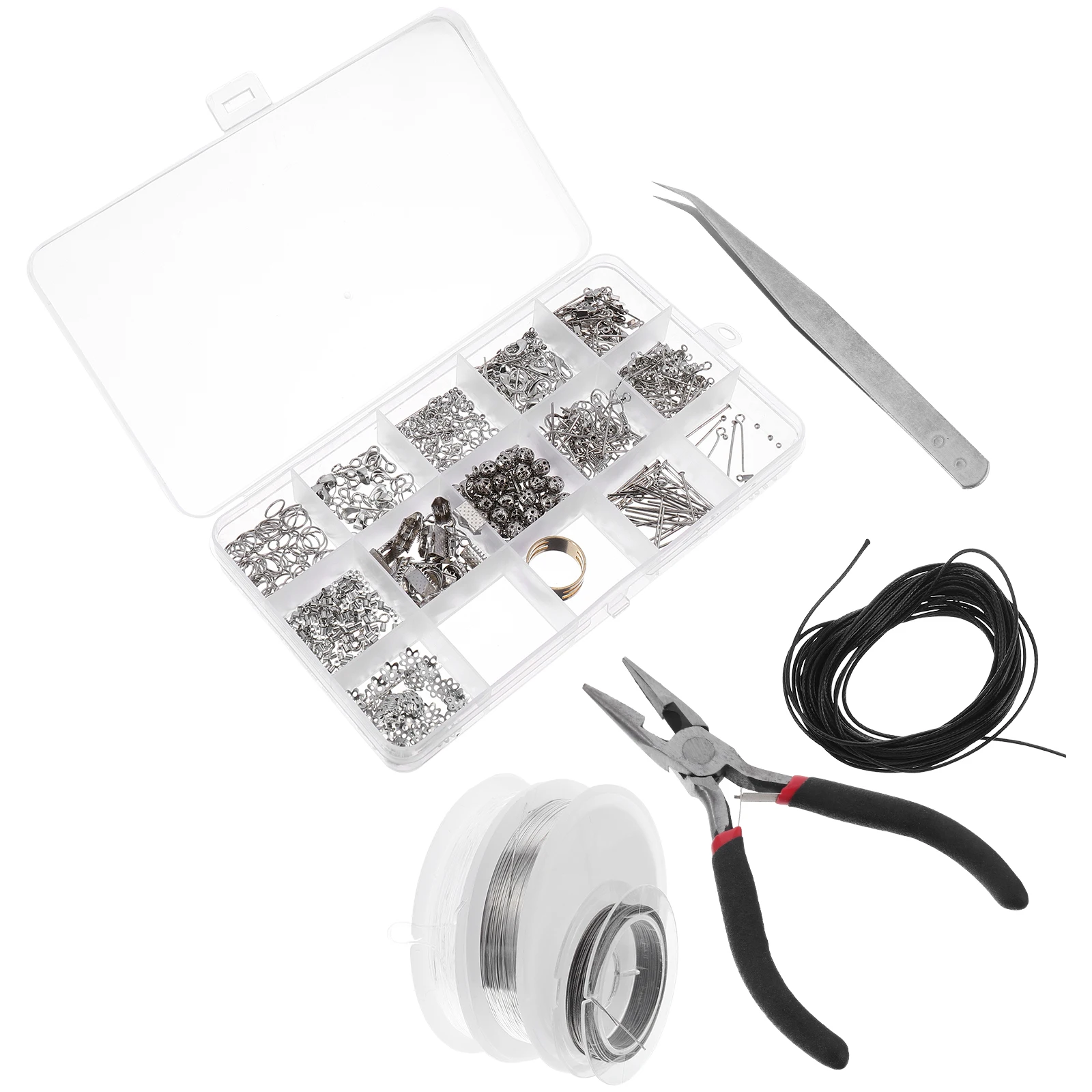 1047pcs Jewelry Making Kit DIY Materials Repair Tools Beads Accessories Storage Boxes Stylish Durable
1047pcs Jewelry Making Kit DIY Materials Repair Tools Beads Accessories Storage Boxes Stylish Durable