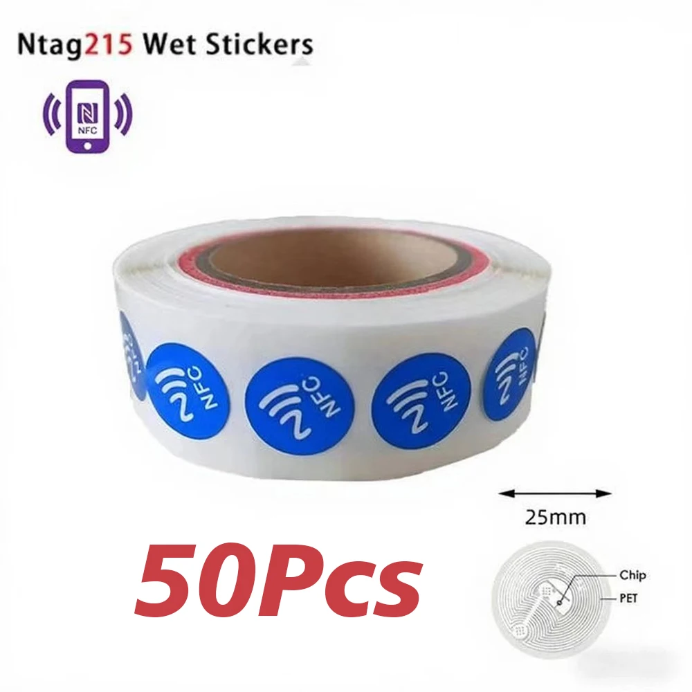20/50/100Pcs Blue NFC Programmable NFC Tags Adhesive Smart Home Setup Card 504 Bytes Memory 13.56 Mhz Sticker for Phone
20/50/100Pcs Blue NFC Programmable NFC Tags Adhesive Smart Home Setup Card 504 Bytes Memory 13.56 Mhz Sticker for Phone