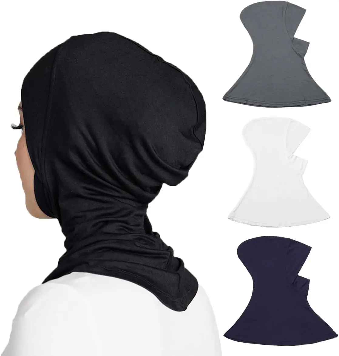 Комплект из 4 предметов, мусульманская внутренняя шапка-хиджаб для женщин, тюрбан, ниндзя, нижний шарф, капот, исламский трикотаж, шапки-трубки, Turbante Mujer
Комплект из 4 предметов, мусульманская внутренняя шапка-хиджаб для женщин, тюрбан, ниндзя, нижний шарф, капот, исламский трикотаж, шапки-трубки, Turbante Mujer
