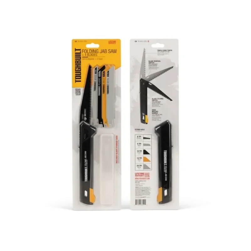 ToughBuilt TB-H4S5-23FU Folding Jab Saw + 4 Blades Hand Tools Accessories
ToughBuilt TB-H4S5-23FU Folding Jab Saw + 4 Blades Hand Tools Accessories