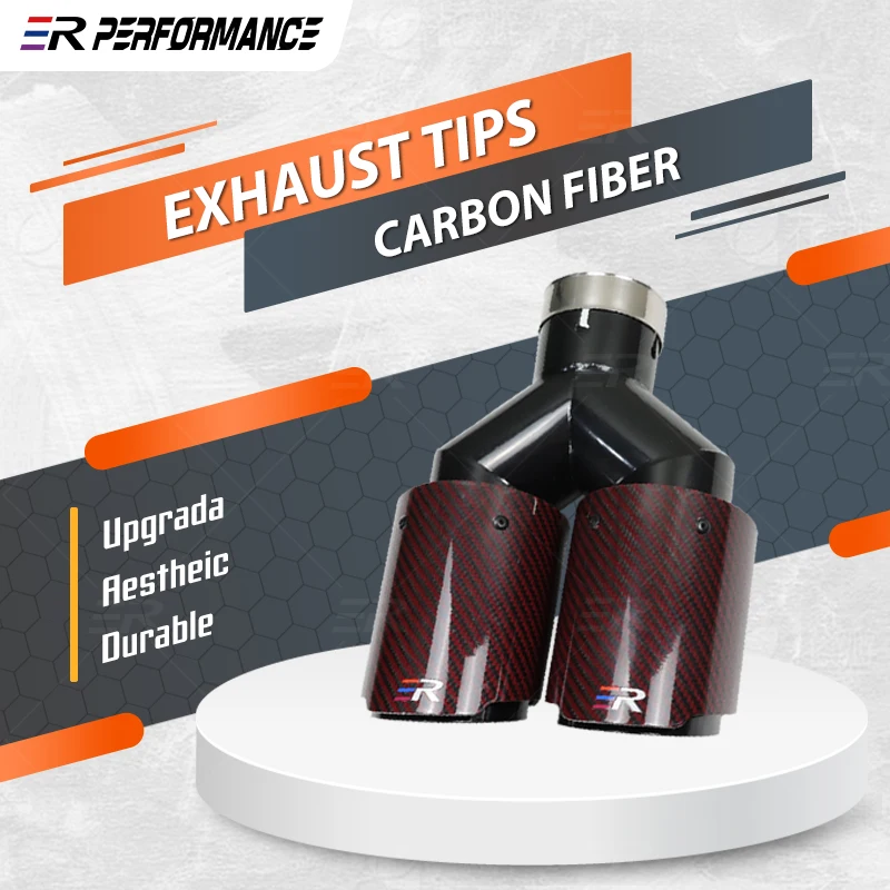 1PCS Universal Glossy Carbon Fiber Upgrade Stainless Steel Auto Exhaust Tips car accsesories Exhaust Racing Dual tips
1PCS Universal Glossy Carbon Fiber Upgrade Stainless Steel Auto Exhaust Tips car accsesories Exhaust Racing Dual tips