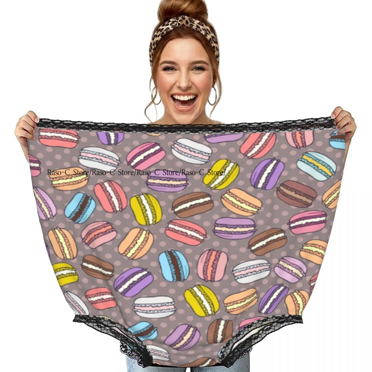 Funny Grandma Underwear Colorful Macarons On Polka Dot Background Casual Prank Presents
Funny Grandma Underwear Colorful Macarons On Polka Dot Background Casual Prank Presents