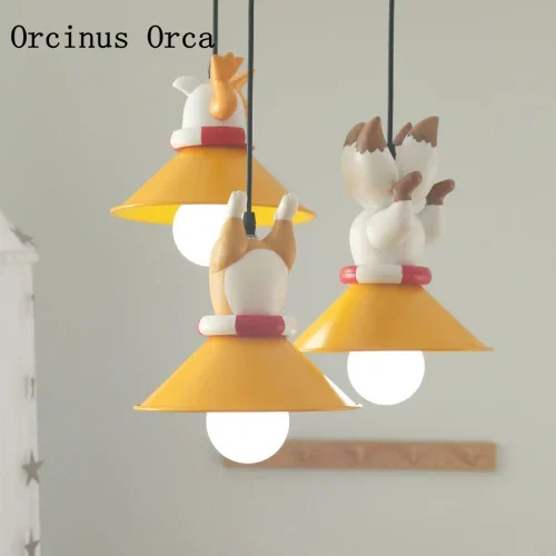 Northern Europe yellow animal resin chandelier boy Girl Bedroom children's room lamp cartoon creative corgi dog Chandelier
Northern Europe yellow animal resin chandelier boy Girl Bedroom children's room lamp cartoon creative corgi dog Chandelier
