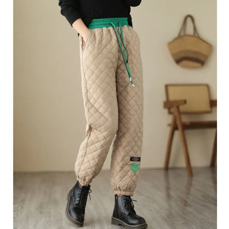 plus Size Women's Autumn Winter Lightweight down Cotton Pants Elastic Waist Belted Slimming Loose Trousers High Waist Long Pa...
plus Size Women's Autumn Winter Lightweight down Cotton Pants Elastic Waist Belted Slimming Loose Trousers High Waist Long Pa...