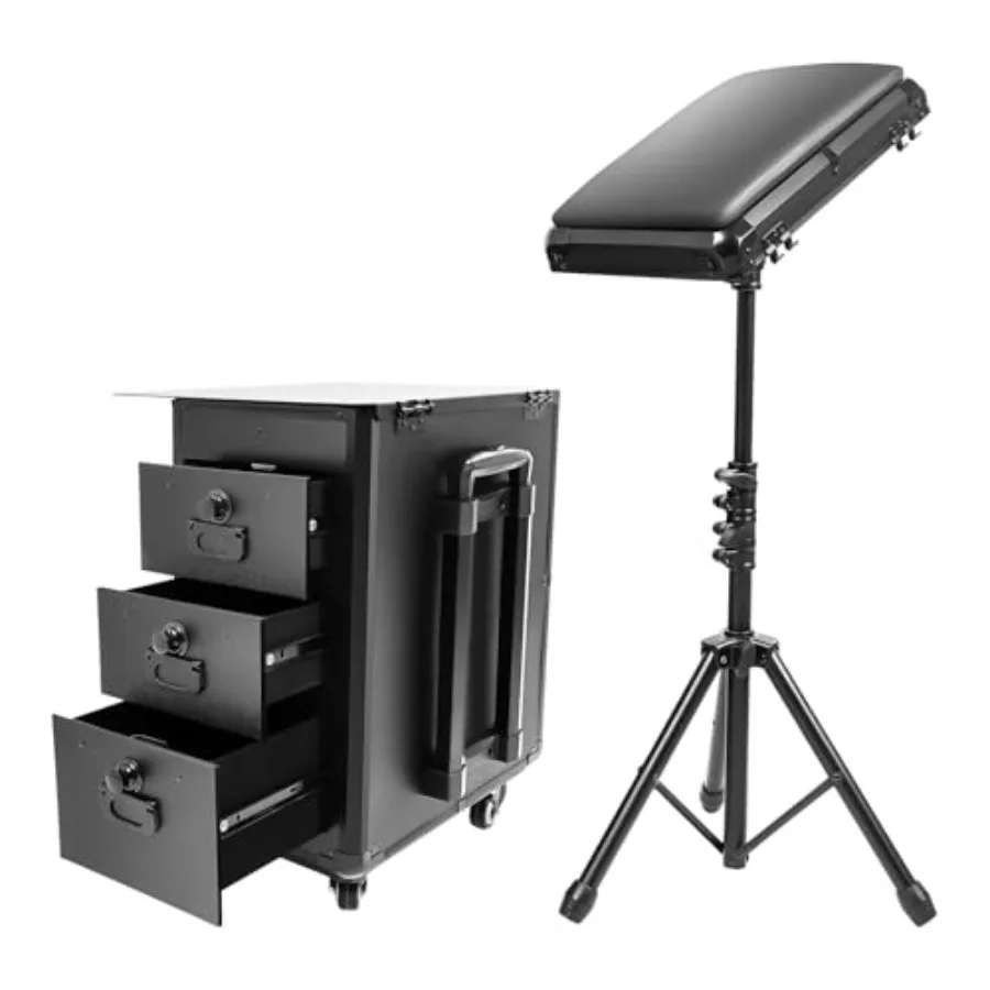 Tattoo Travel Case, 2 in 1 Tattoo Station with 3 Drawers and Tattoo Armrest Stand Tattoo Work Station for Esthetician Embroider
Tattoo Travel Case, 2 in 1 Tattoo Station with 3 Drawers and Tattoo Armrest Stand Tattoo Work Station for Esthetician Embroider