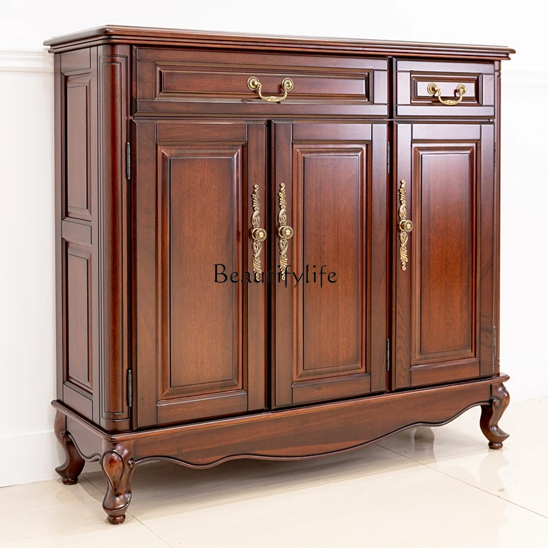 yj19 American Style Solid Wood Shoe Cabinet Entrance Hall Cabinet Home Doorway Storage Shoe Rack
yj19 American Style Solid Wood Shoe Cabinet Entrance Hall Cabinet Home Doorway Storage Shoe Rack