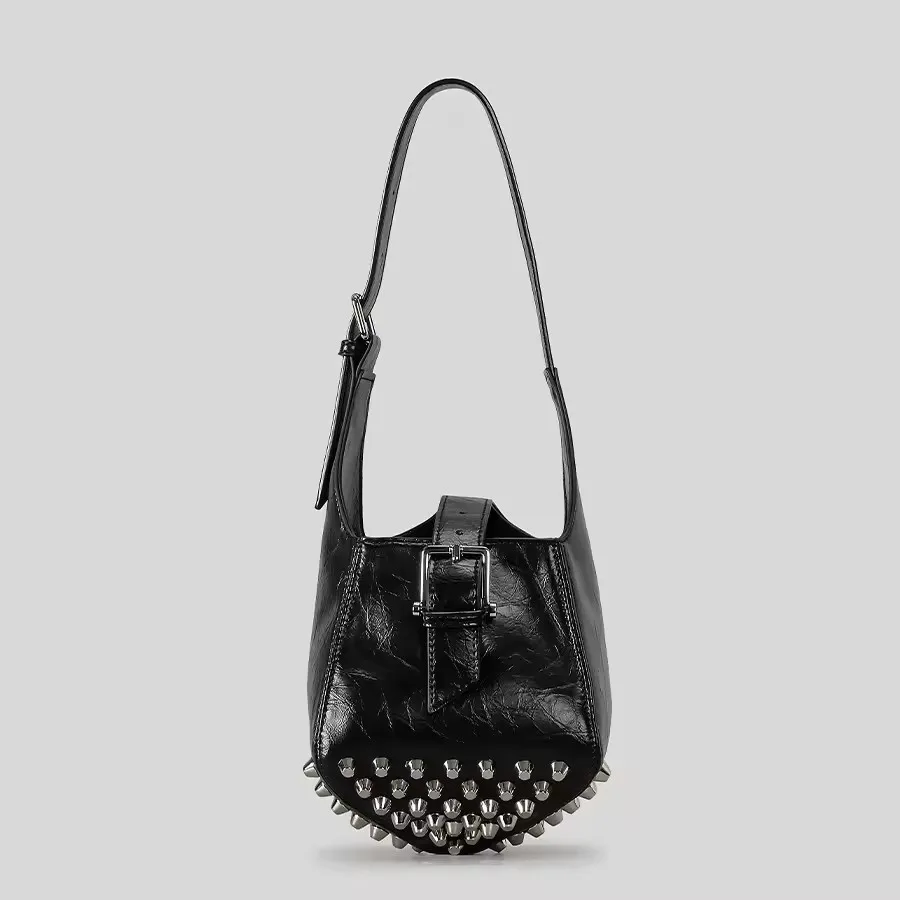 Bucket Bag For Women Luxury Designer Handbag Purse 2025 New In PU Mosaic Belt Buckle Rivet Decoration Underarm Shoulder
Bucket Bag For Women Luxury Designer Handbag Purse 2025 New In PU Mosaic Belt Buckle Rivet Decoration Underarm Shoulder