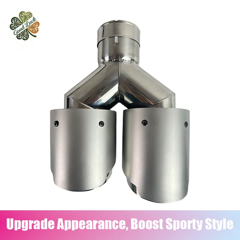 1pc AK logo stainless steel double-layer Y-shaped car muffler exhaust pipe tail throat car universal accessories
1pc AK logo stainless steel double-layer Y-shaped car muffler exhaust pipe tail throat car universal accessories