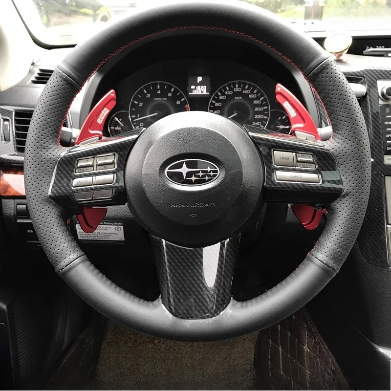 For Subaru Outback 2010-2012 Legacy 2009-2012 Hand Stitched black ultrathin non-slip Genuine Leather Car Steering Wheel Cover
For Subaru Outback 2010-2012 Legacy 2009-2012 Hand Stitched black ultrathin non-slip Genuine Leather Car Steering Wheel Cover