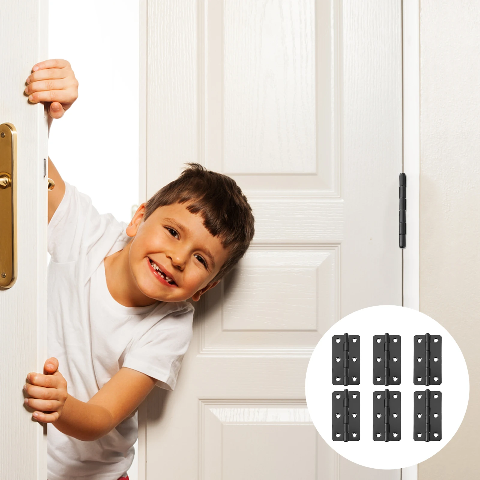 6pcs Iron Cabinet Hinges Heavy Duty Thickened 180 Degree Rotatable Silent Non Rust High Strength For niture Doors Drawers
6pcs Iron Cabinet Hinges Heavy Duty Thickened 180 Degree Rotatable Silent Non Rust High Strength For niture Doors Drawers