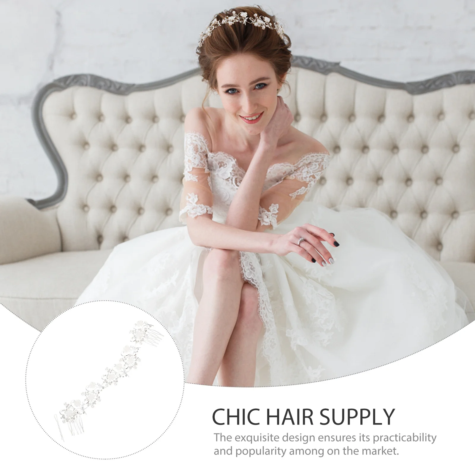 1Pcs Pearl Hair Comb Chic Alloy Bridal Hairpiece Charming Female Hair Accessory for Special Events Charming Head-Wear
1Pcs Pearl Hair Comb Chic Alloy Bridal Hairpiece Charming Female Hair Accessory for Special Events Charming Head-Wear