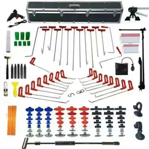 Paintless Dent Puller Tools Auto Car Body Dent Repair Tools Hook Rods Master Tool Set for Dent Removal
Paintless Dent Puller Tools Auto Car Body Dent Repair Tools Hook Rods Master Tool Set for Dent Removal