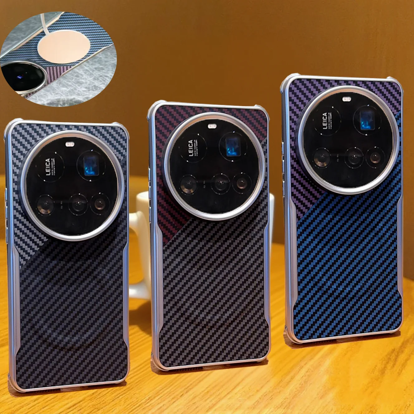 Carbon Fiber Pattern PU Leather Case For Xiaomi MI 15 Ultra 14 Ultra Magsafe Magnetic Skin Feel Shockproof Cover For Xiaomi 15
Carbon Fiber Pattern PU Leather Case For Xiaomi MI 15 Ultra 14 Ultra Magsafe Magnetic Skin Feel Shockproof Cover For Xiaomi 15