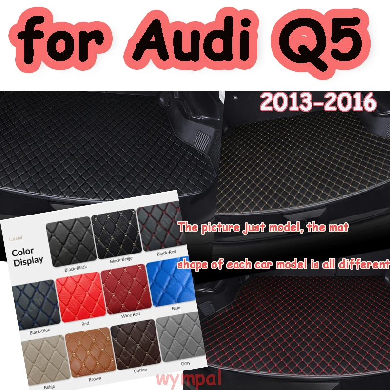 Коврик в багажник автомобиля на заказ для Audi Q5 2013 2014 2015 2016, автомобильные аксессуары, детали интерьера автотоваров
Коврик в багажник автомобиля на заказ для Audi Q5 2013 2014 2015 2016, автомобильные аксессуары, детали интерьера автотоваров