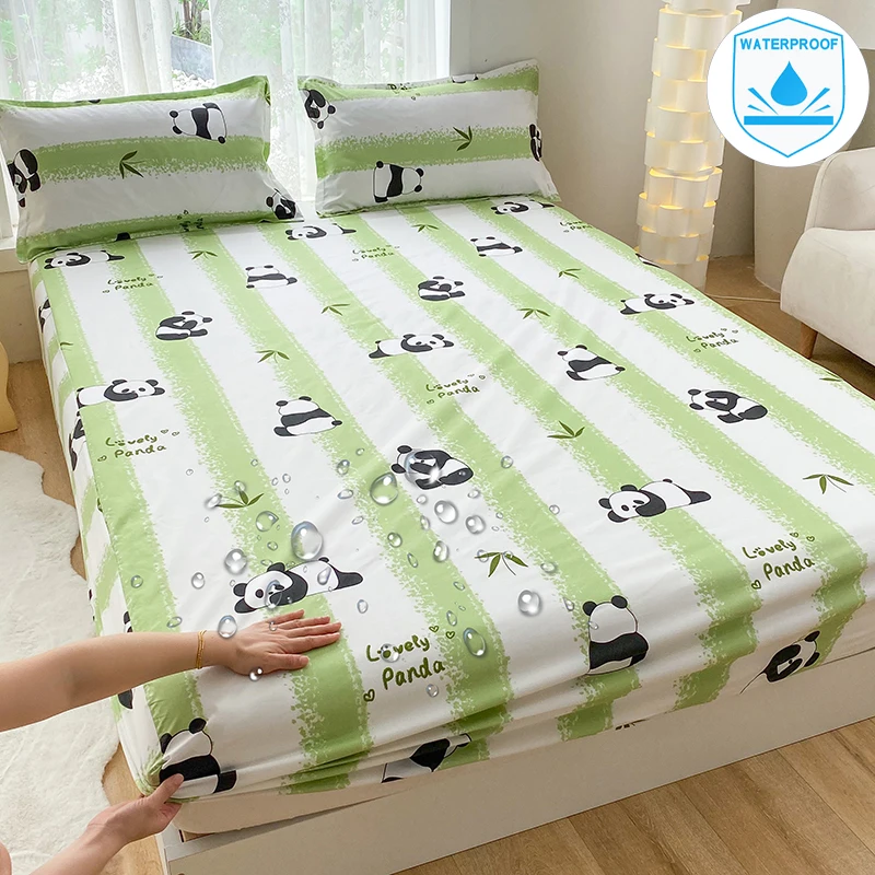 Waterproof Cartoon Printed Bed Fitted Sheet,Mattress Cover- New Fashion Design, Durable Cute, Protect Your Mattress
Waterproof Cartoon Printed Bed Fitted Sheet,Mattress Cover- New Fashion Design, Durable Cute, Protect Your Mattress
