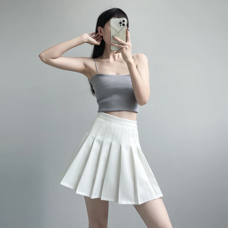 Белая плиссированная юбка женская с высокой талией, утягивающая, А-силуэт, средней длины, в стиле JK, весна-лето, новинка
Белая плиссированная юбка женская с высокой талией, утягивающая, А-силуэт, средней длины, в стиле JK, весна-лето, новинка