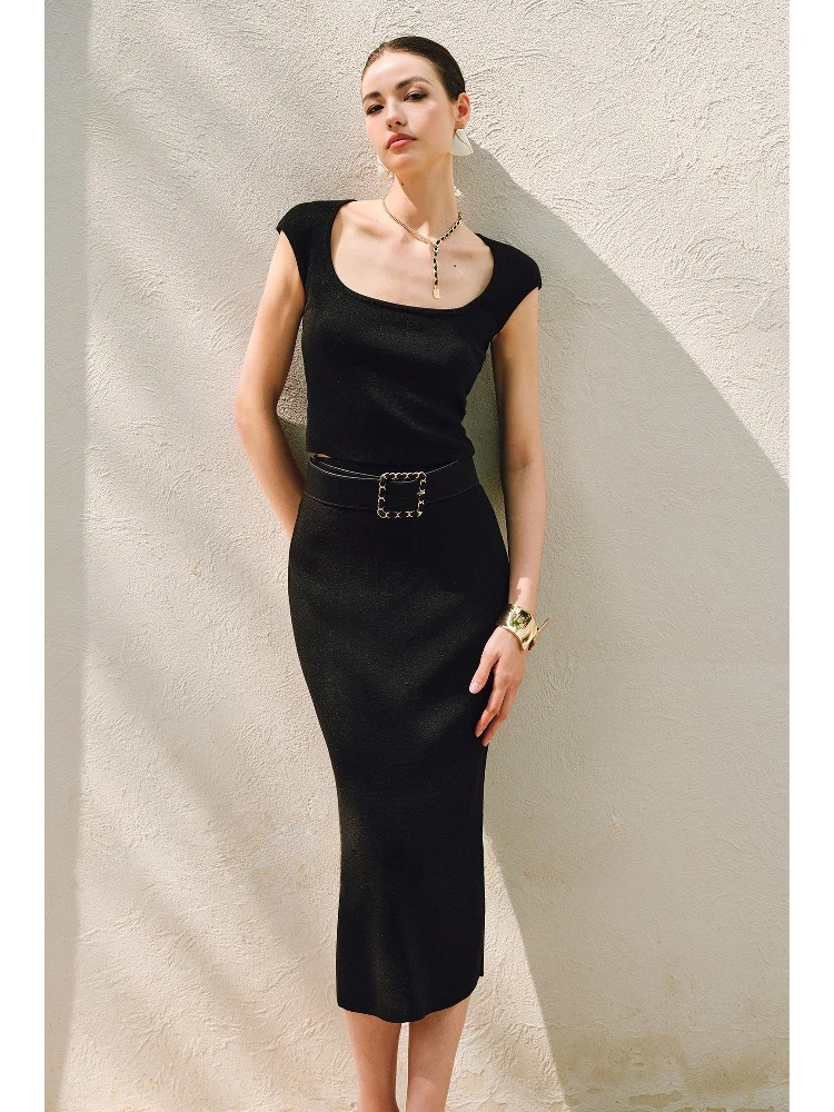 WANGXO Luxury Bare Skin Feel Silk Wool Knitted Square Collar Short Sleeve Two-Piece Set Fashionable Women's E...
WANGXO Luxury Bare Skin Feel Silk Wool Knitted Square Collar Short Sleeve Two-Piece Set Fashionable Women's E...
