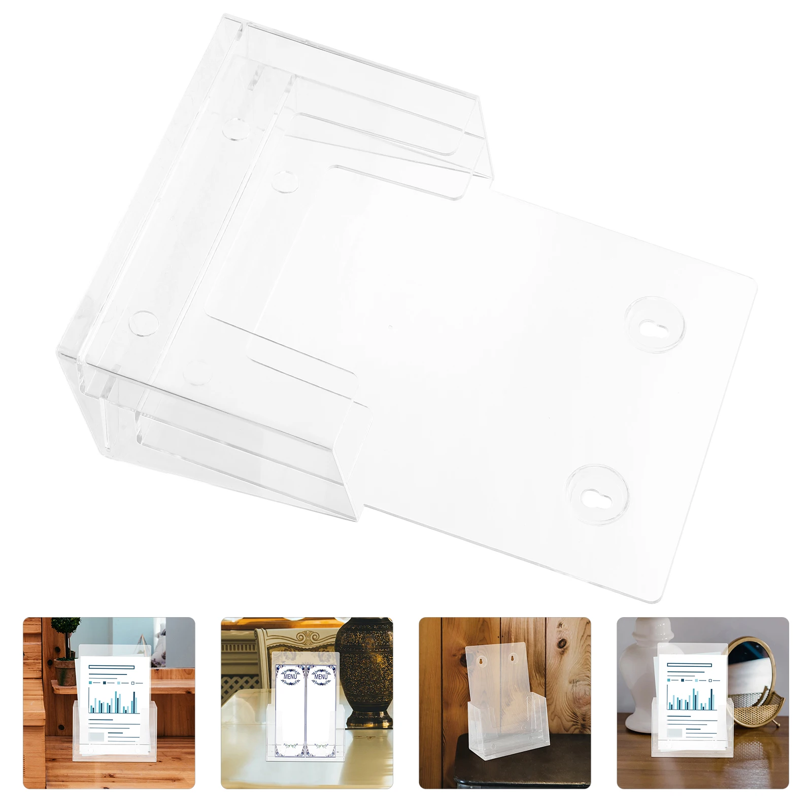 Desktop Organizer Dual Layer Document Office Storage Rack For Magazines Transparent Booklet Display Stand Wall Mounted
Desktop Organizer Dual Layer Document Office Storage Rack For Magazines Transparent Booklet Display Stand Wall Mounted