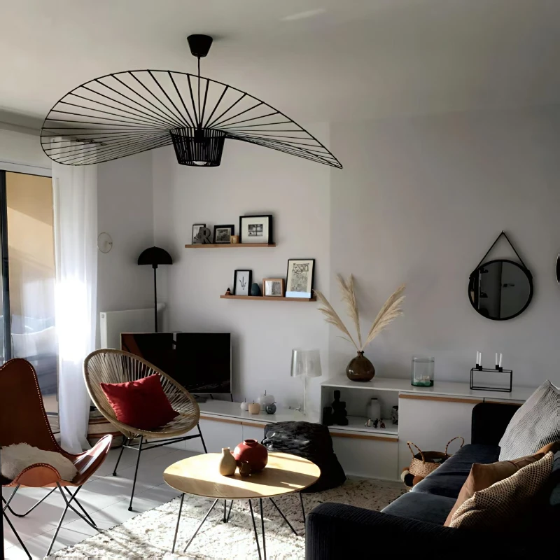 Nordic Designer Straw Hat Fabric Chandelier Decoration Maison Living Room Art Pendant Lamp Pendant Lamps for Ceiling
Nordic Designer Straw Hat Fabric Chandelier Decoration Maison Living Room Art Pendant Lamp Pendant Lamps for Ceiling