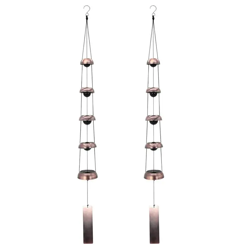 TFTP-2X Bell Wind Chimes Temple Wind Bell With 5 Bells,Feng Shui Wind Chime For Home Yard Decoration Memorial Wind Chime
TFTP-2X Bell Wind Chimes Temple Wind Bell With 5 Bells,Feng Shui Wind Chime For Home Yard Decoration Memorial Wind Chime