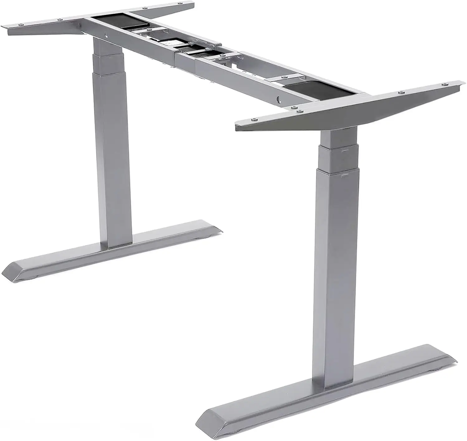 Dual Motor Standing Desk Frame 3 Tier Legs Sit Stand up Electric Height Adjustable Desk Base for Home and Office Grey
Dual Motor Standing Desk Frame 3 Tier Legs Sit Stand up Electric Height Adjustable Desk Base for Home and Office Grey
