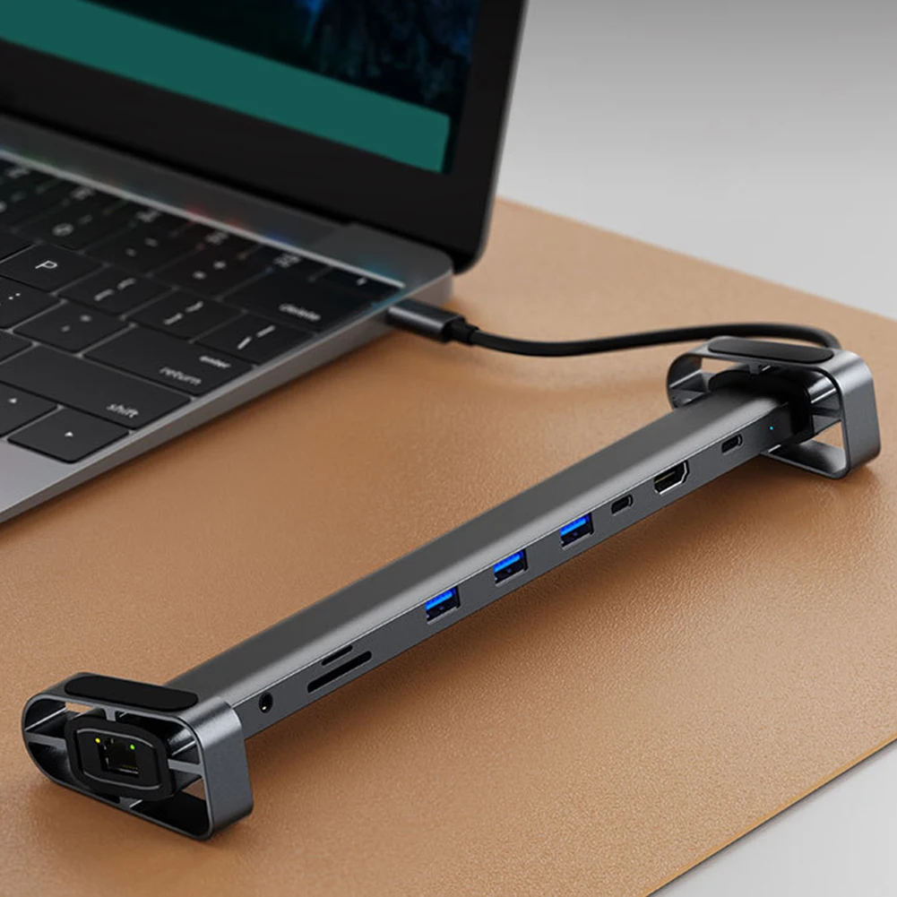 USB C-адаптер SD/TF Card Reader Hub Dongle 10-в-1 Multiport RJ45 Gigabit Ethernet 3 USB 3.0 5 Гбит/с Порты данных для Macbook Huawei
USB C-адаптер SD/TF Card Reader Hub Dongle 10-в-1 Multiport RJ45 Gigabit Ethernet 3 USB 3.0 5 Гбит/с Порты данных для Macbook Huawei
