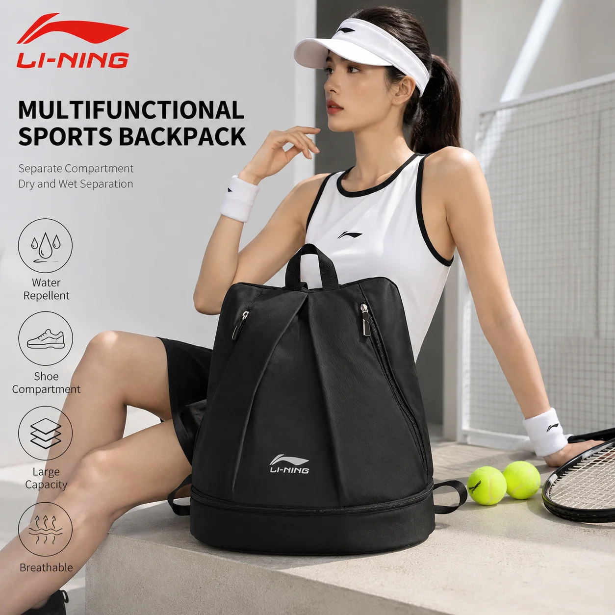 Li-Ning Swimming Bag Professional Dry And Wet Separation Swimsuit Storage Beach Gear for Men Women
Li-Ning Swimming Bag Professional Dry And Wet Separation Swimsuit Storage Beach Gear for Men Women