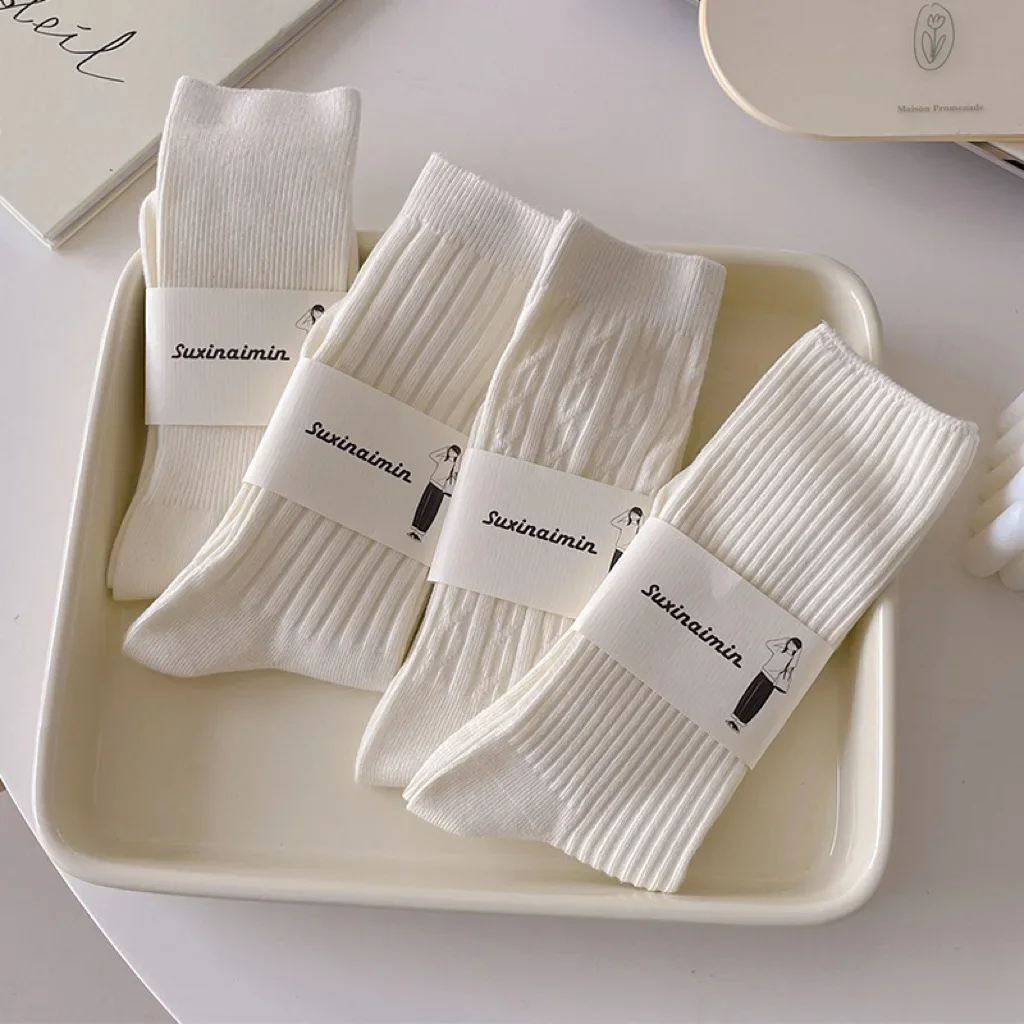Children Boys Girls White Autumn Winter Knitting Cotton Socks JK Japanese Fashion Solid Color School Elastic High Long Socks
Children Boys Girls White Autumn Winter Knitting Cotton Socks JK Japanese Fashion Solid Color School Elastic High Long Socks