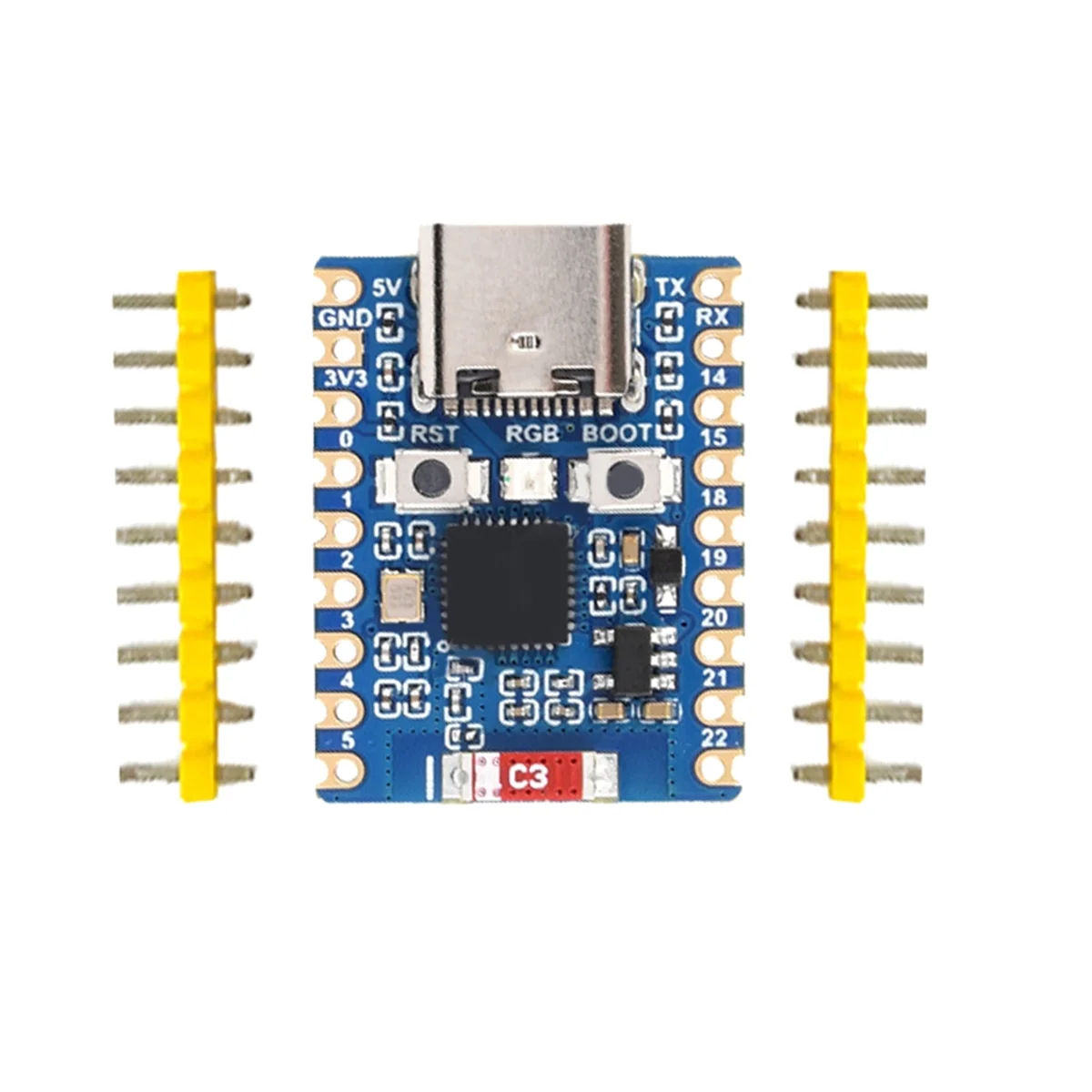 T07C-ESP32 Development Board ESP32-C6 Mini Development Board Based on ESP32-C6FH4 Dual Processors 2.4GHz WiFi 6 & Bluetooth 5
T07C-ESP32 Development Board ESP32-C6 Mini Development Board Based on ESP32-C6FH4 Dual Processors 2.4GHz WiFi 6 & Bluetooth 5