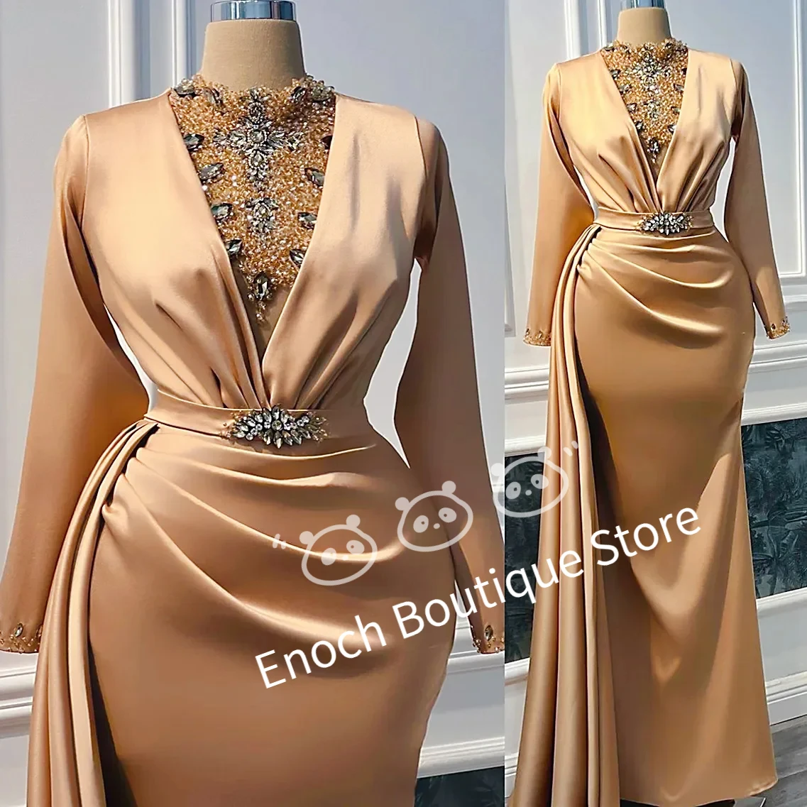 Customized Plus Size Arabic Aso Ebi Mermaid Champagne Prom Dress Beads Evening Formal Party Second Reception Birthday Engagement
Customized Plus Size Arabic Aso Ebi Mermaid Champagne Prom Dress Beads Evening Formal Party Second Reception Birthday Engagement