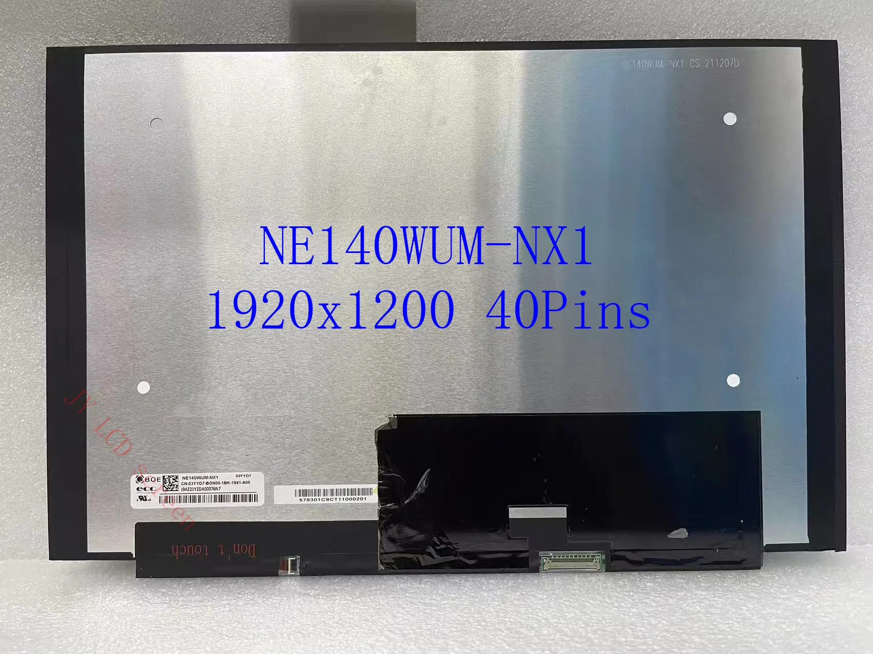 14-дюймовый 1920x1200 eDP 40 контактов NE140WUM NX1 NE140WUM-NX1 IPS ЖК-экран ноутбука Замена матричной панели
14-дюймовый 1920x1200 eDP 40 контактов NE140WUM NX1 NE140WUM-NX1 IPS ЖК-экран ноутбука Замена матричной панели