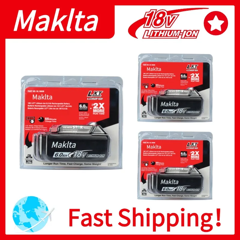 Быстрая зарядка аккумулятора Makita, аккумулятор для Makita 18В , быстрая мощность аккумулятора емкостью 6 Ач, быстрая зарядка 50% и энергоэффективная.
Быстрая зарядка аккумулятора Makita, аккумулятор для Makita 18В , быстрая мощность аккумулятора емкостью 6 Ач, быстрая зарядка 50% и энергоэффективная.