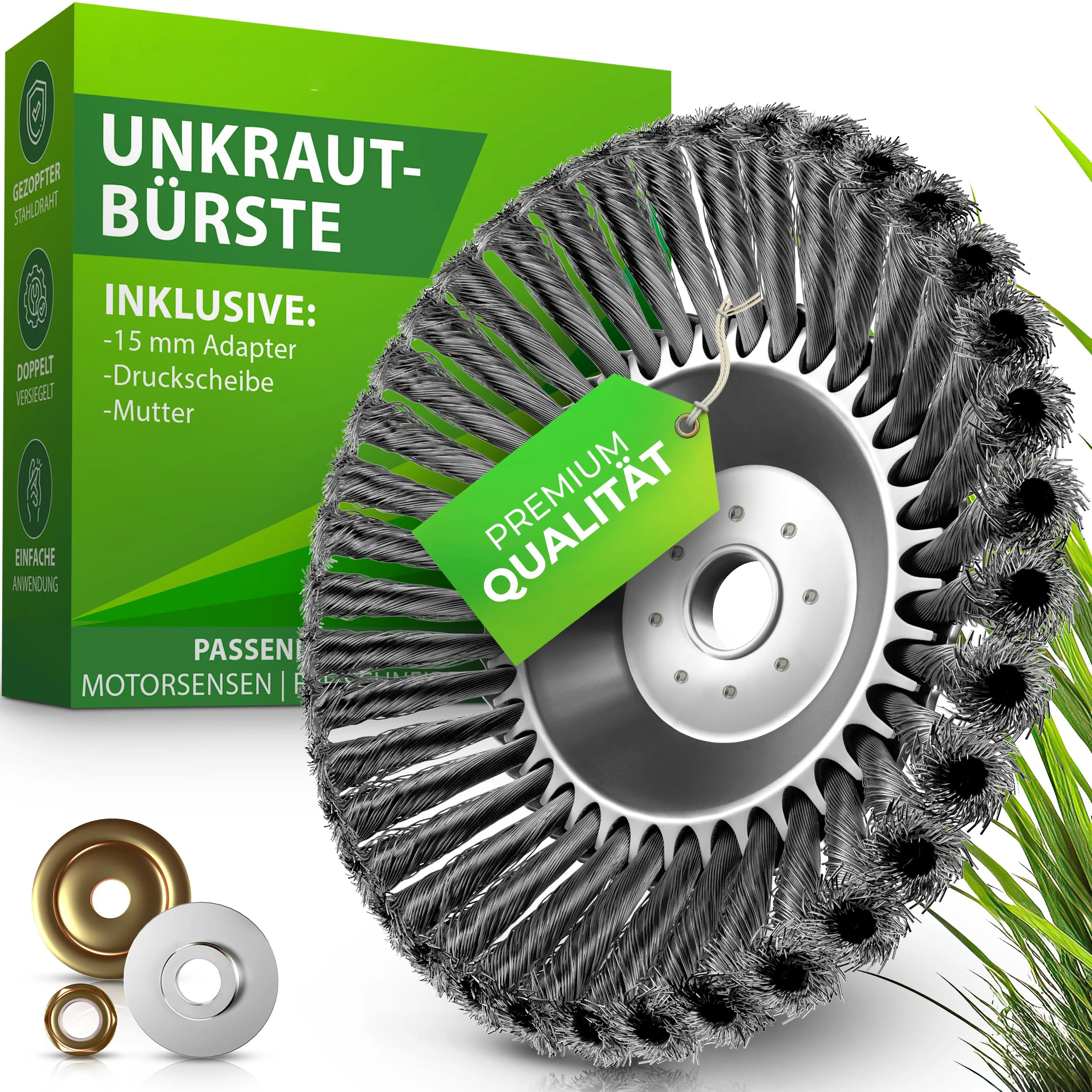 Weed Brush for Brush Cutter and Brush Cutter Universal Fit Including Adapter Weed Joint Brush with Accessories Wild Herb Brush
Weed Brush for Brush Cutter and Brush Cutter Universal Fit Including Adapter Weed Joint Brush with Accessories Wild Herb Brush