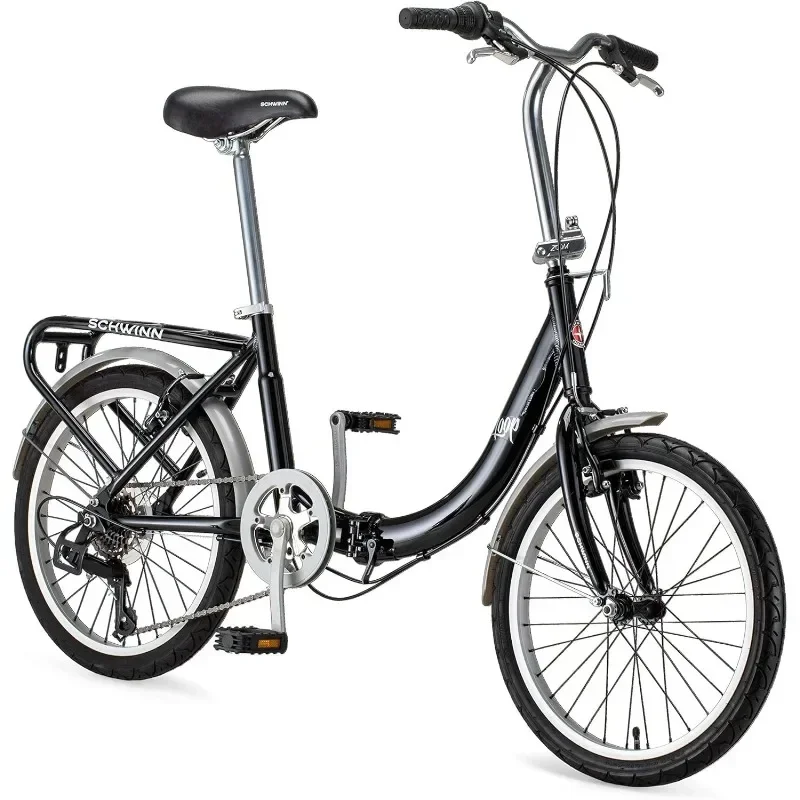 Bicycle Folding Bike for Adult Men Women, Speed Drivetrain, Rear Cargo Rack, Carrying Bag Included for Storage
Bicycle Folding Bike for Adult Men Women, Speed Drivetrain, Rear Cargo Rack, Carrying Bag Included for Storage