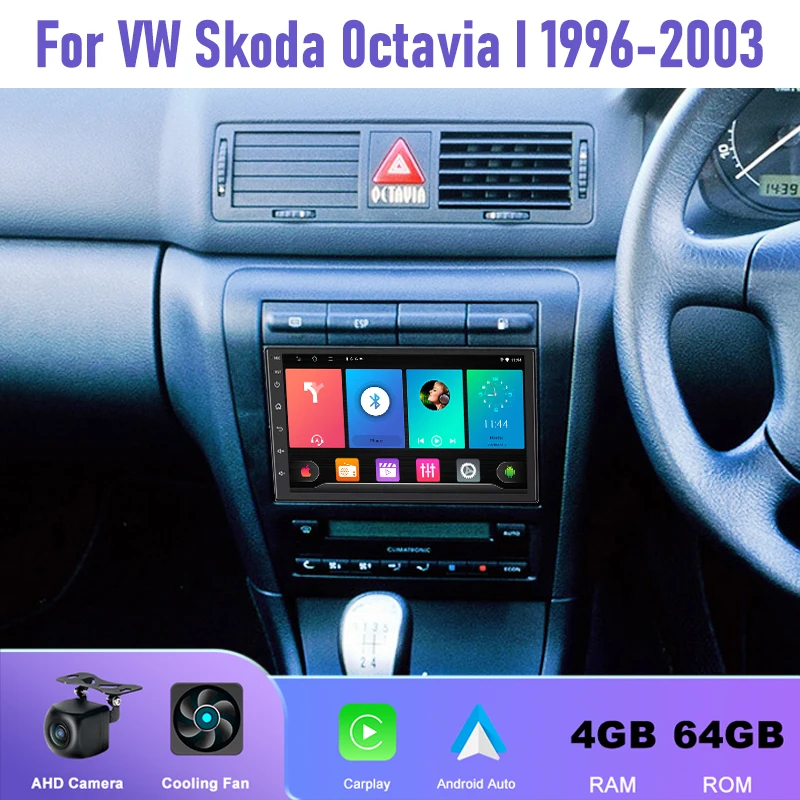 7 ''4 + 64 ГБ для VW Skoda 0ctavia I 1996-2003 автомобильный радиоприемник Android 15 с поддержкой беспроводной Apple Carplay управление рулевым колесом
7 ''4 + 64 ГБ для VW Skoda 0ctavia I 1996-2003 автомобильный радиоприемник Android 15 с поддержкой беспроводной Apple Carplay управление рулевым колесом