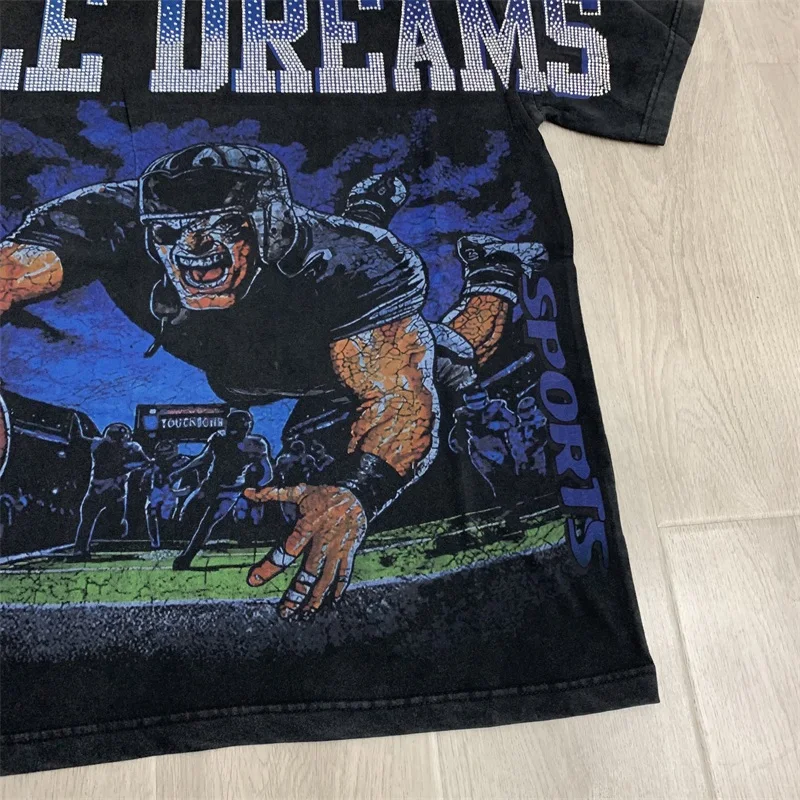 25SS New VALLEY Men’s T-Shirts Men Women American High Street Print Heavy Fabric Black Vale Short Sleeves
25SS New VALLEY Men’s T-Shirts Men Women American High Street Print Heavy Fabric Black Vale Short Sleeves