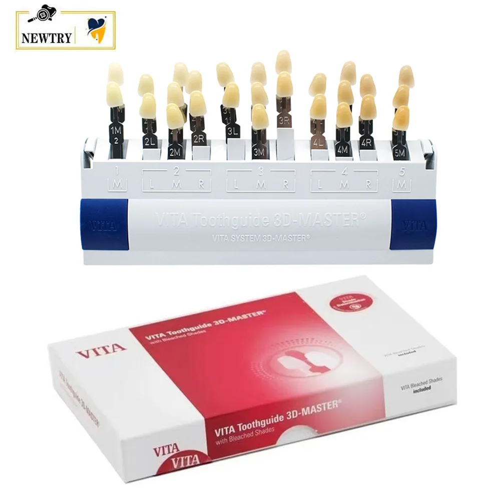 16/29 Color VITA Toothguide Dental Shade Guide Porcelain Plate Oral Tooth Whitening Tools Shadow Bleach Comparator Denture Model
16/29 Color VITA Toothguide Dental Shade Guide Porcelain Plate Oral Tooth Whitening Tools Shadow Bleach Comparator Denture Model