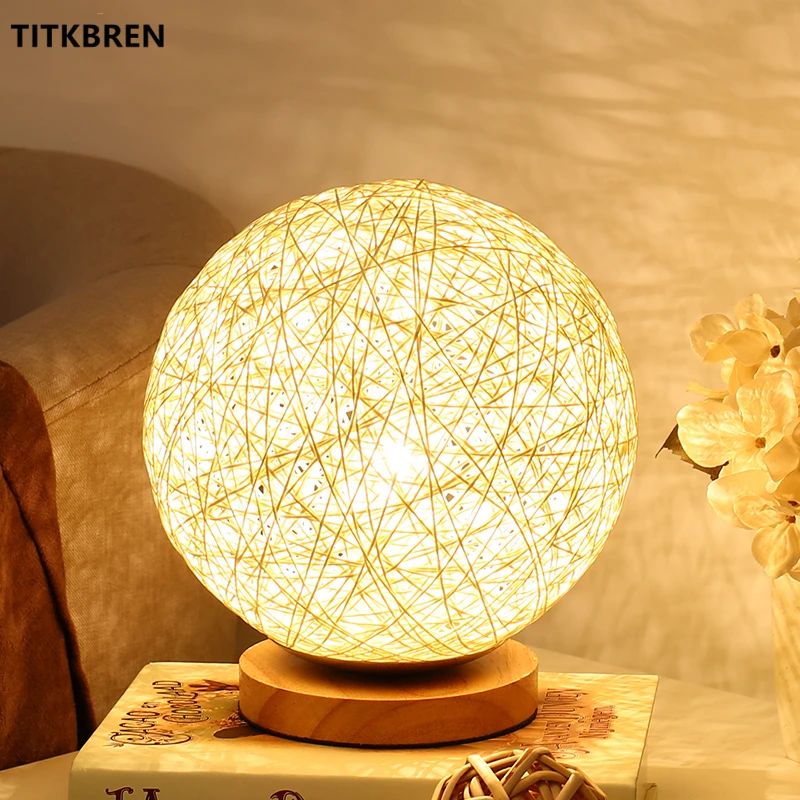 Rattan Ball Lampshade Bedroom Bedside Table Lamp Home Decorations Indoor 3D Moon LED E27 Nigth Light Perfect Gift for Kids 20cm
Rattan Ball Lampshade Bedroom Bedside Table Lamp Home Decorations Indoor 3D Moon LED E27 Nigth Light Perfect Gift for Kids 20cm