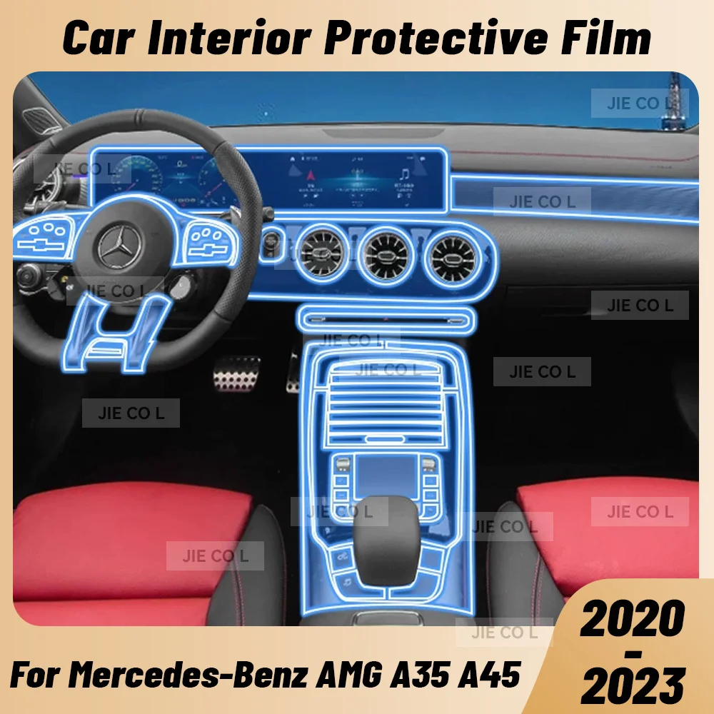 Anti-scratch Car Interior Center Console Media Dashboard Navigation TPU Protector Film For Mercedes benz AMG A35 A45 2020-2023
Anti-scratch Car Interior Center Console Media Dashboard Navigation TPU Protector Film For Mercedes benz AMG A35 A45 2020-2023