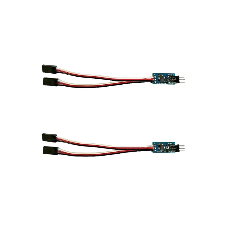2PCS 3.6-8V Dual-Channel Servo Signal Converter Expansion/Reverse/Slow Speed Multimode Control Module with Indicator Light
2PCS 3.6-8V Dual-Channel Servo Signal Converter Expansion/Reverse/Slow Speed Multimode Control Module with Indicator Light
