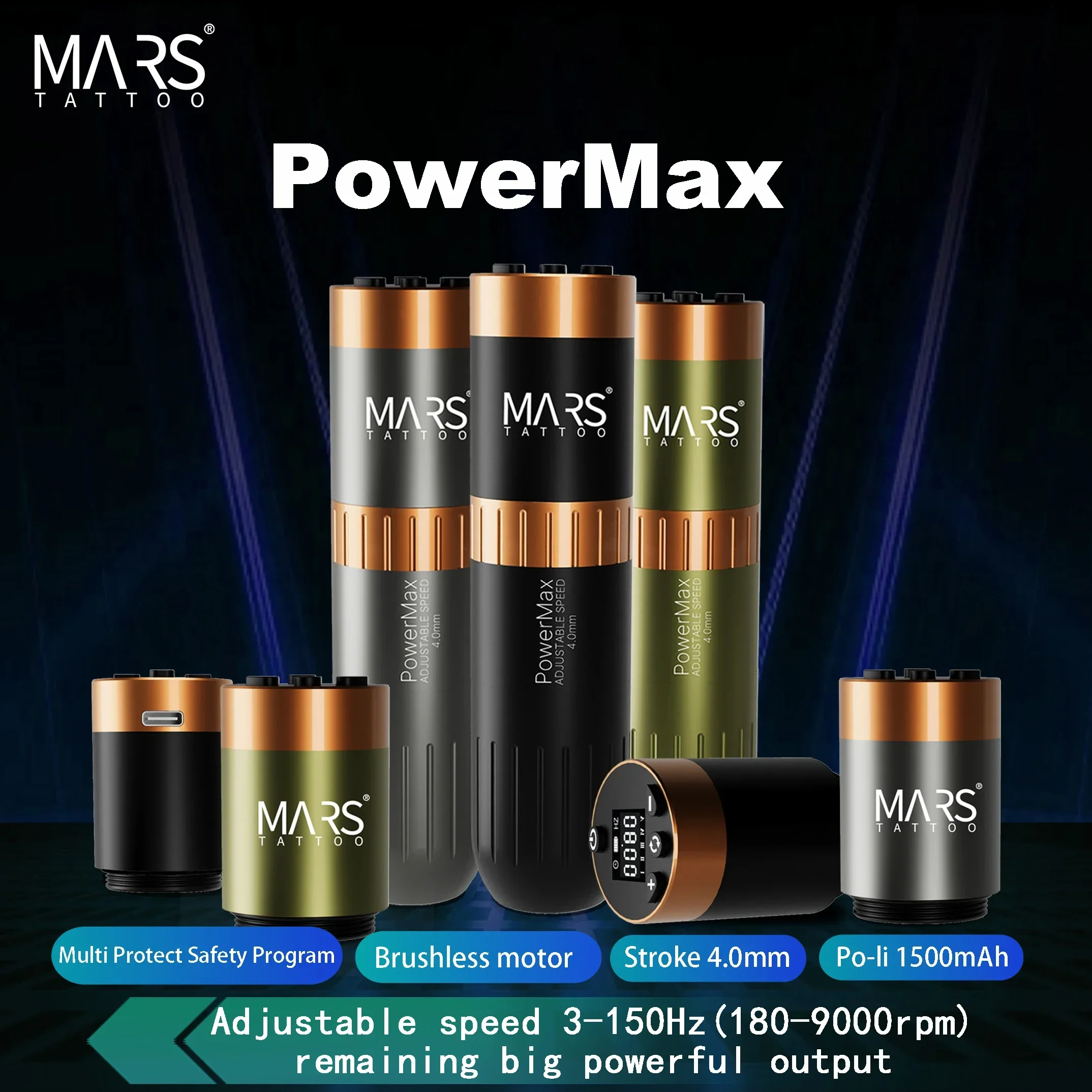 Power Max 15000 мАч аккумулятор большой емкости беспроводная машина для татуировки ручка бесщеточный мотор пистолет для татуировки светодиодный экран поставка татуировки
Power Max 15000 мАч аккумулятор большой емкости беспроводная машина для татуировки ручка бесщеточный мотор пистолет для татуировки светодиодный экран поставка татуировки