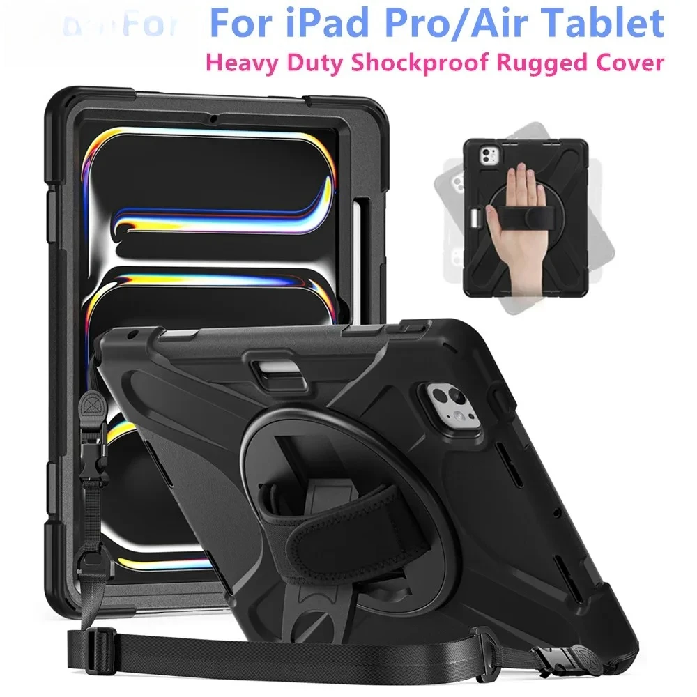 Kids Silicon Armor Case for iPad Air 11 13 2024 2025 M3 M2 Tablet iPad Pro 11 12.9 13 inch M4 M5 Air5 4 Cover with Pencil Holder
Kids Silicon Armor Case for iPad Air 11 13 2024 2025 M3 M2 Tablet iPad Pro 11 12.9 13 inch M4 M5 Air5 4 Cover with Pencil Holder