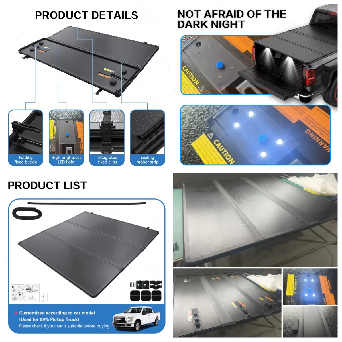 STLF 6.5 Foot Back Trunk Lid Cover Hard Tri Folding Truck Bed Tonneau Cover For 2015 2016 2017 Dodges Ram 1500 2500
STLF 6.5 Foot Back Trunk Lid Cover Hard Tri Folding Truck Bed Tonneau Cover For 2015 2016 2017 Dodges Ram 1500 2500