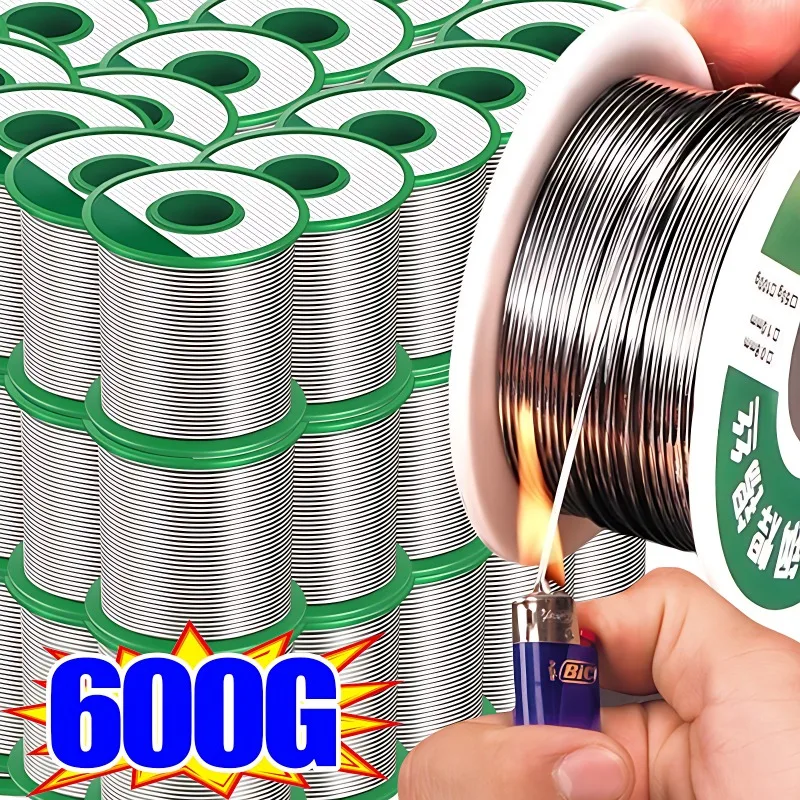 600-20g Easy Melt Low Temperature Solder Wire Stainless Steel Aluminum Copper Iron Metal Weld Cored Welding Wires Soldering Rods
600-20g Easy Melt Low Temperature Solder Wire Stainless Steel Aluminum Copper Iron Metal Weld Cored Welding Wires Soldering Rods