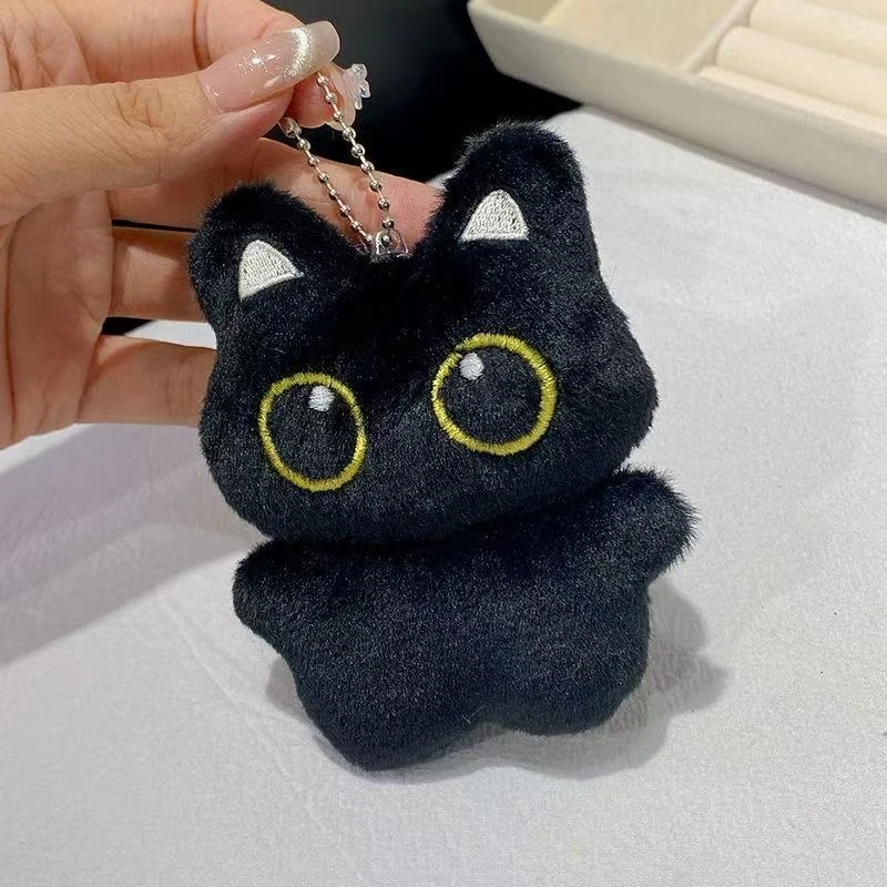 8cm Cute Little Black Cat Doll Pendant Kawaii Plush Doll Car Key Backpack Decoration Keychain Children's Toy Birthday Gift
8cm Cute Little Black Cat Doll Pendant Kawaii Plush Doll Car Key Backpack Decoration Keychain Children's Toy Birthday Gift