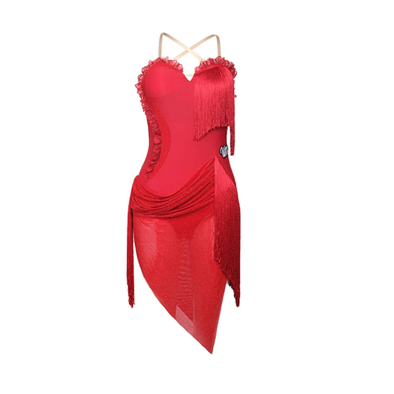 Dresses Adults Samba Chacha Rumba Latin Dance Costume Red Latin Dance Professional Dress Women'S Sexy Backless Fringed
Dresses Adults Samba Chacha Rumba Latin Dance Costume Red Latin Dance Professional Dress Women'S Sexy Backless Fringed