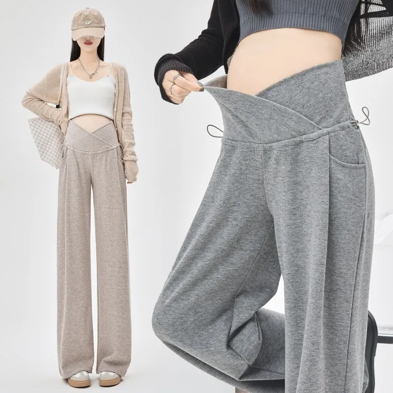 Maternity Wide Leg Pants Spring Autumn Outerwear Comfortable Belly Not Tightening Casual Wear for Pregnant Women All Seasons
Maternity Wide Leg Pants Spring Autumn Outerwear Comfortable Belly Not Tightening Casual Wear for Pregnant Women All Seasons