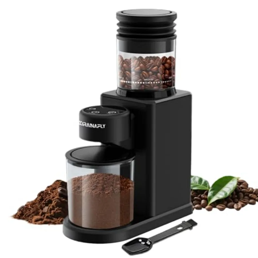 Conical Burr Coffee Grinder, Electric Coffee Bean Grinder with 25 Precise Grind Settings for Espresso/Drip/French Press, Smart
Conical Burr Coffee Grinder, Electric Coffee Bean Grinder with 25 Precise Grind Settings for Espresso/Drip/French Press, Smart